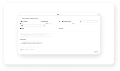 💬 Comment assistant with auto-approval